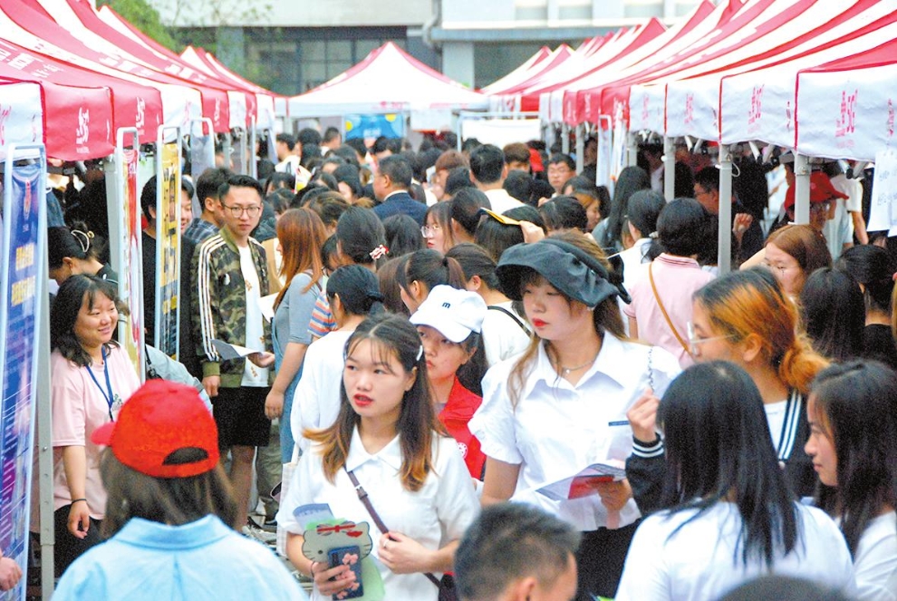 组织专场招聘会。