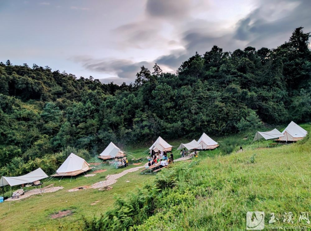 以“山地+露营+文化”为主的乡村旅游深受市民欢迎。